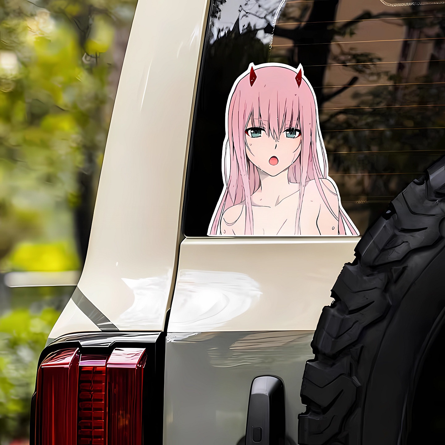 Cute Anime Girl Zero Two Car J - Zero Motorcycle Gear recension och pris